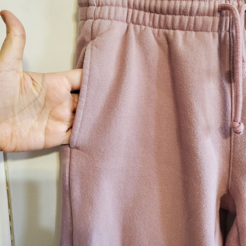Aritzia TNA Sweatfleece Boyfriend Fit sweatpants Jogger Size XS Cozy loungewear - Picture 8 of 10
